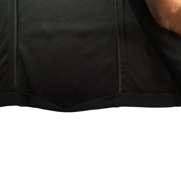 ARITZIA BABATON Redford Moto Vest Black Drapey Crepe Sleeveless Biker Vest SZ 6 - Picture 14 of 16